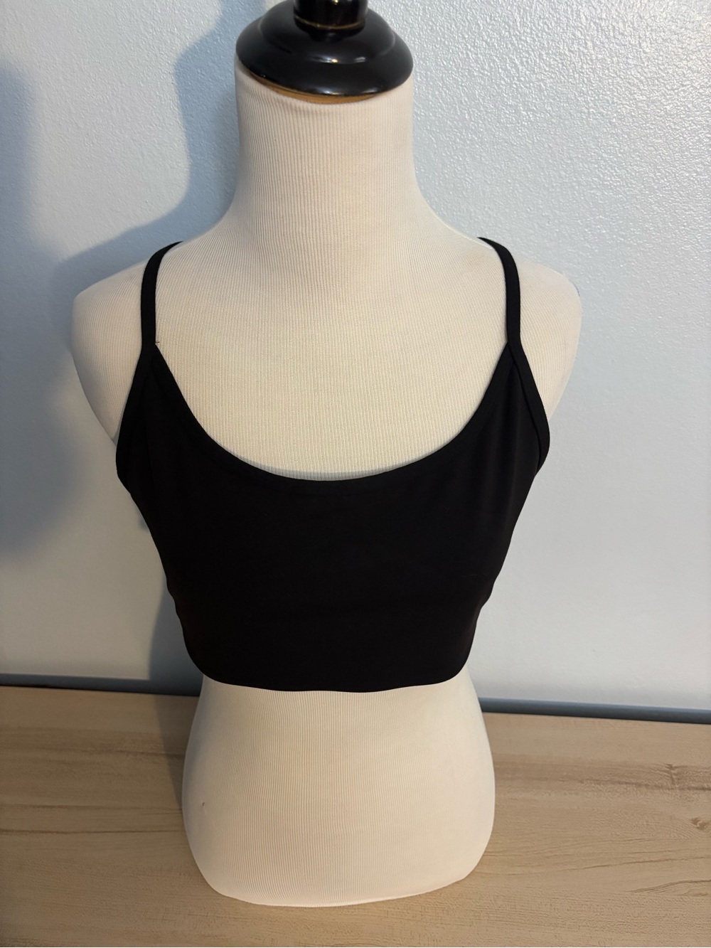 Vuori Black Strappy Sports Bralette